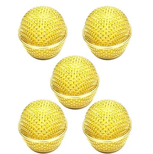 (E21) 5x rejilla de micrófono de malla para micrófono Shure SM58, chapada en oro EE. UU. - Imagen 1 de 1