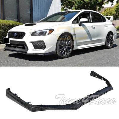Labio de parachoques delantero para Subaru Impreza WRX STi 18-Up FIBRA DE CARBONO V-LIMITED estilo Foto 1 de 4