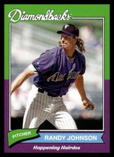 2020 Topps X Super 70s Sports Randy Johnson  Happening Hairdos HH-2 Dbacks