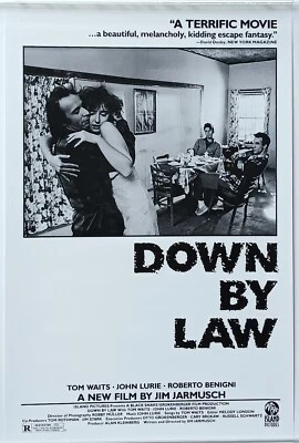 Down by Law. Poster for 1986 Jim Jarmusch Film. 11"x17" John Lurie, Tom Waits