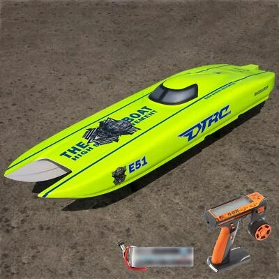 E51 DTRC RC High-speed Racing Boat RTR Remote Control Electric Boat Waterproof - Image 1 of 4