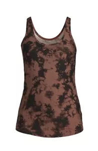 NO BOUNDARIES Juniors M (7-9) Scoop Neck Tank Top Fitted Soft • Brown Tie Dye - Picture 1 of 6