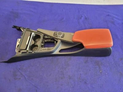 2015-2020 BMW M4 F82 F83 Center Console Front Floor iDrive Red Black Lid - Image 1 of 4