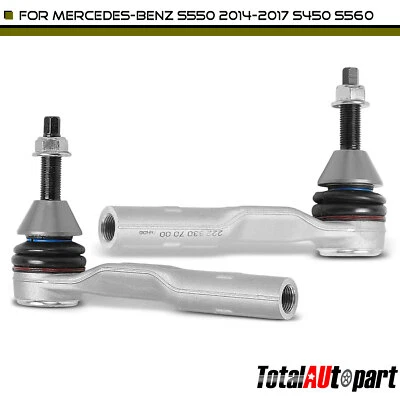 2x Steering Tie Rod End for Mercedes-Benz S550 2014-2017 S450 S560 Front Outer - Image 1 of 4