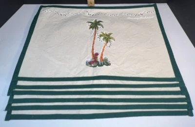 Manteles individuales de Navidad Tommy Bahama 13''x19'' [Juego de seis] fácil cuidado interior exterior Foto 1 de 4