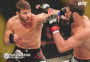TOPPS 2015 UFC KNOCKOUT MICHAEL BISPING #67 46/99 GOLD PARALLELE KARTE - Bild 1 von 2