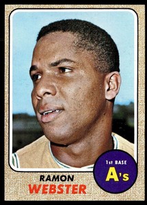 1968 Topps #164 Ramon Webster VGEX-B107R12