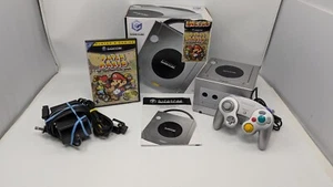 Nintendo Gamecube Platinum Paper Mario Bundle CIB Completo Raro Sistema Consola - Imagen 1 de 21