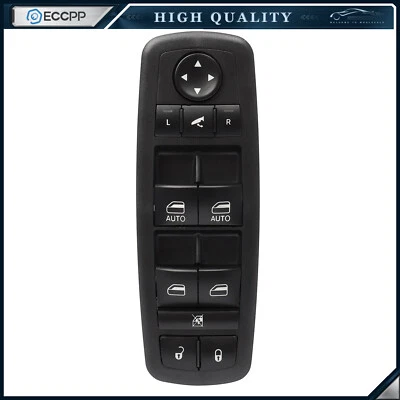 Window Switch For 2014-2017 Jeep Cherokee 2.4L 3.2L Front Driver Side 68141890AA - Image 1 of 4