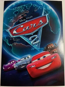 Pixar Animation Studio Store Cars 2 Lightning McQueen Mater Blank Greeting Card - Picture 1 of 2
