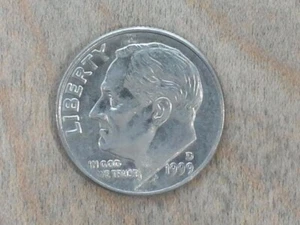 1999 D Roosevelt Dime Actual Coin # 2 - Picture 1 of 2