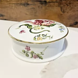 Elizabeth Arden Chelsea Gardens Ceramic Powder Pot Trinket Jewellery Box Vintage - Picture 1 of 17