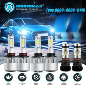 Kit de faros LED + faros antiniebla para Chevy Silverado 1500 2500HD 2003-2007 - Imagen 1 de 12