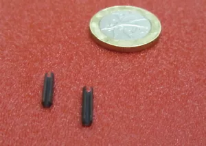Metrischer Stahl-Federstift mit Schlitz, M2,5 Durchmesser x 10 mm Länge, 200 Stück - Bild 1 von 12