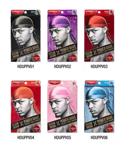 RED BY KISS POWER WAVE VELVET LUXE DURAG #HDUPPV BIKER SKULL CAP DOO RAG - Picture 1 of 7