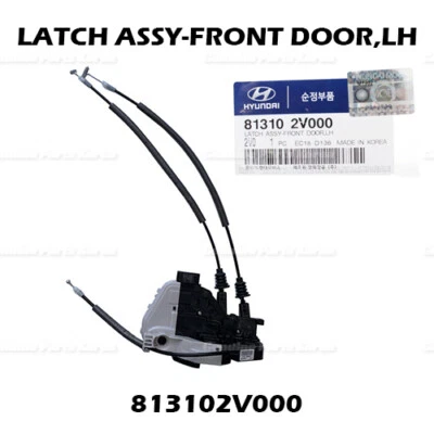 ⭐Genuino⭐ Actuador de cerradura de puerta delantera LH 813102V000 para Hyundai Veloster 2012-2017 Foto 1 de 4