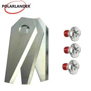 9Pcs Stainless Steel Replacement Blades Lawn Mower Blades For Indego Robotic - Picture 1 of 8