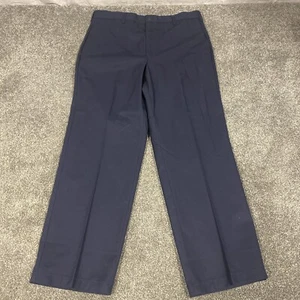 Pantalones de trabajo DSCP para hombre 38x32 Whitman Quarterdeck Collection azul marino nuevos con etiquetas - Imagen 1 de 13
