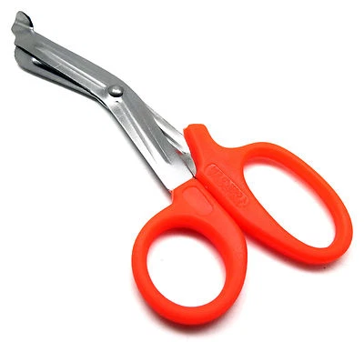 EMT Utility Orange Scissor 5.5" Paramedic First Aid Universal Shears Tools - Image 1 of 4