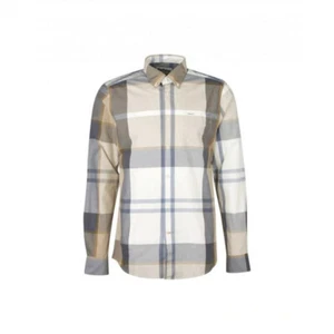 🔵Barbour – Camicia Harris Tailored Tartan MSH5071 TN88 Beige New Uomo SS25 - Picture 1 of 3