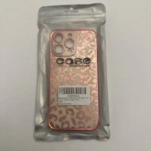 Pink Leopard Design Phone Case For iPhone 15 Pro Max, New - Picture 1 of 6