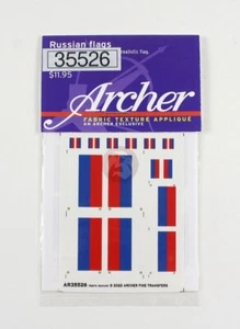 Archer 1/35 Modern Russian Federation Flaggen (10 Flaggen, 4 Größen) [Stoff] AR35526 - Bild 1 von 1