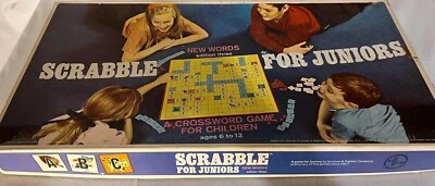 VINTAGE “SCRABBLE FOR JUNIORS” BY SELCHOW & RIGHTER, 1968 – Edition Three - Image 1 of 4