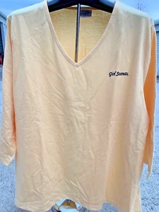 GIRL SCOUTS Official Cookie Shirt Damen Crop Sleeve Top Bluse Gr. 2X 👗gn2-m12 - Bild 1 von 7