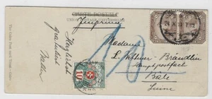 EGYPT SWISS 1902, TAXED POSTAGE DUE UPU POSTAL CARD. - Picture 1 of 2