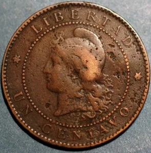 Argentina Centavo 1884 KM# 32 - Picture 1 of 2