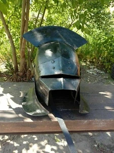 MEDIEVAL Larp Casco de Uruk-hai Acero Lotr Película Casco portátil Disfraz Regalo - Imagen 1 de 4