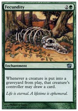 4x Fecundity NM-Mint, English 8th Edition MTG Magic