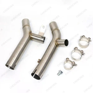 For Suzuki Hayabusa GSX1300R GSXR1300 08-20 Slip-On Exhaust Header Mid Link Pipe - Picture 1 of 9