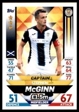 Match Attax SPFL 2018/19 Stephen McGinn St. Mirren Captain No. 207