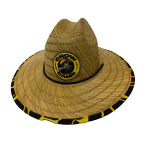 Crow Cams HAT-STRAW Large Straw Hat Logo and Mascot for Mexican Style - Picture 1 of 3