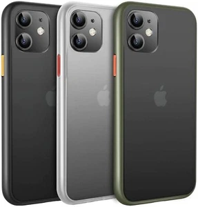 3 Pack - Phone Cases for iPhone 11 pro 5.8 inch - Frosted White, Black and Green - Picture 1 of 6