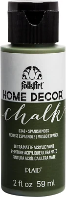 FOLKART Folk Art Home Decor Spanish Moss Chalk Ultra Matte Acrylic Paint 2 oz