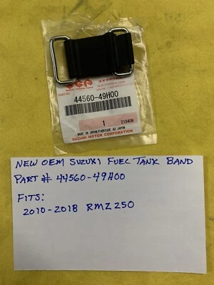NUEVA CORREA DE TANQUE DE COMBUSTIBLE OEM SUZUKI, (44560-49H00) 2010-2018 RMZ250, RMZ 250 Foto 1 de 3