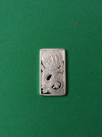 Silver Dragon Bar .999 Fine 2.5 Grams Cover