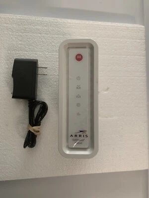 Motorola Arris SB6141 SURFboard Modem 400 Series DOCSIS 3.0 Cable 343 Mbps White - Image 1 of 4