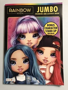 Rainbow High Jumbo Coloring and Activity Book - Made in USA! - Picture 1 of 5