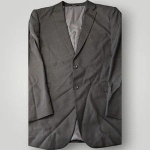 Loriano Italian Design Men's 50L Grey Super 150s Rayon Blend Suit Coat Jacket - Picture 1 of 17