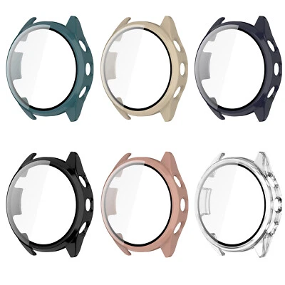 For Garmin Forerunner 165 PC + Tempered Glass Screen Protector Case Watch Cover - Image 1 of 4