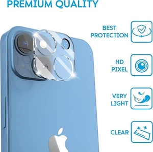 Hartglasfolie iPhone 13 Mini Pro Max Kameraschutz 9H KAMERA - Bild 1 von 16