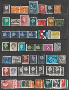 NETHERLANDS STAMP MIXTURE, 72 Used Stamps - Picture 1 of 1