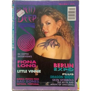 Skin Deep Tattoo Magazine Vol 2 Issue 1 1994 Vintage Art European Berlin Expo - Picture 1 of 11