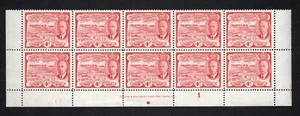 St Kitts 1952 4c in Plate/Imprint block of 10 SG 97 Mnh. (R2073) - Picture 1 of 1