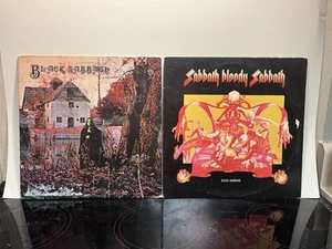 Black Sabbath Debut + Sabbath Bloody Sabbath 2LP LOT Warner Brothers VG+/VG++!! - Picture 1 of 21