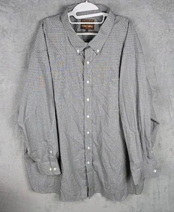 Oak Hill Wrinkle Free Cool And Dry Plaid Long Sleeve Shirt Size 4XL - Picture 1 of 7