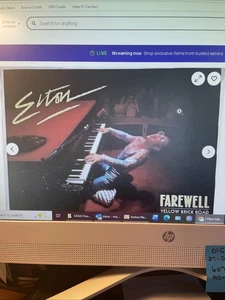 Elton John VIP Lithographie / Poster Abschied Yellow Brick Road Finale Tour 18x24 - Bild 1 von 4